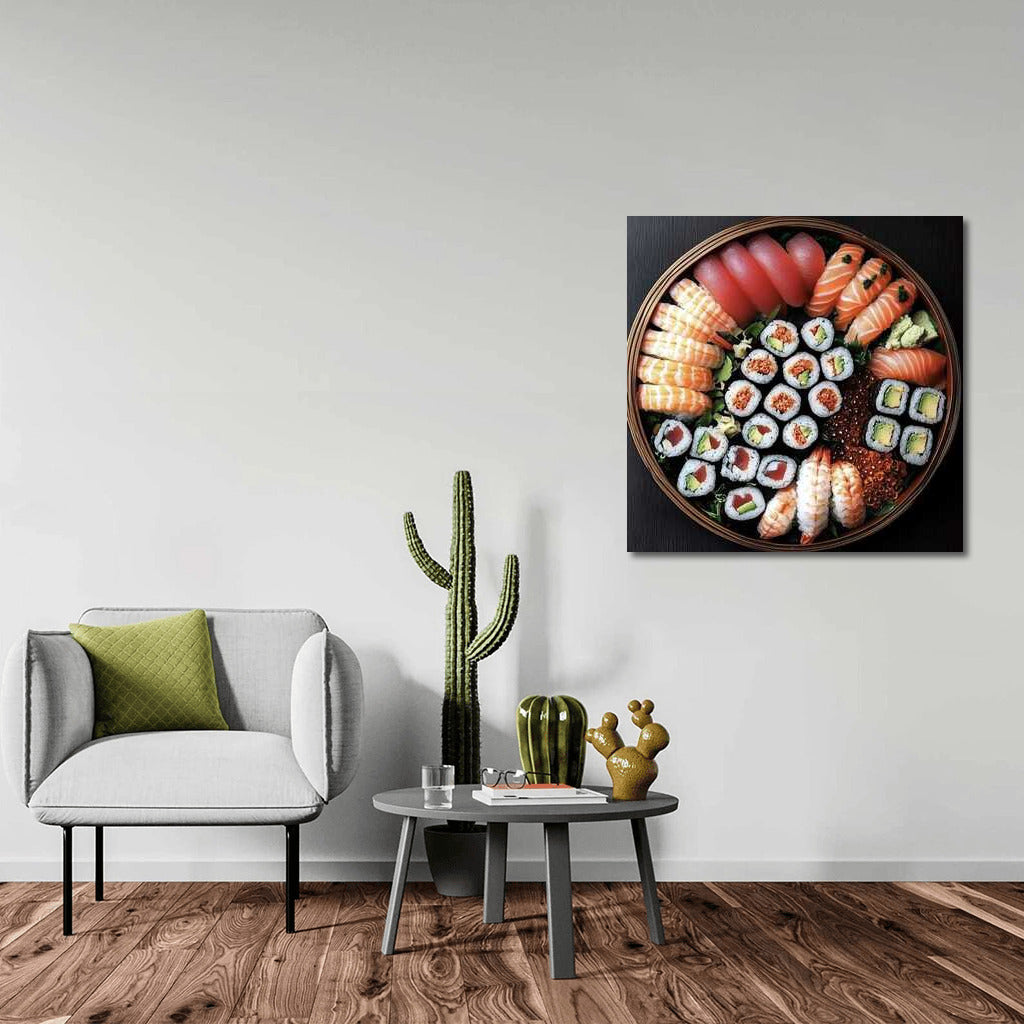 Sushi Platter: Aesthetics of Taste on Your Wall
