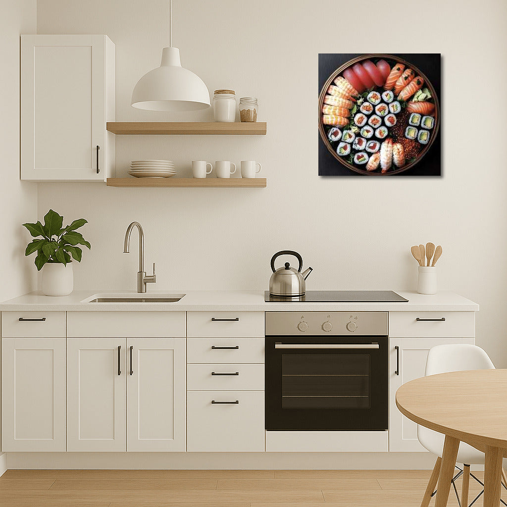 Sushi Platter: Aesthetics of Taste on Your Wall