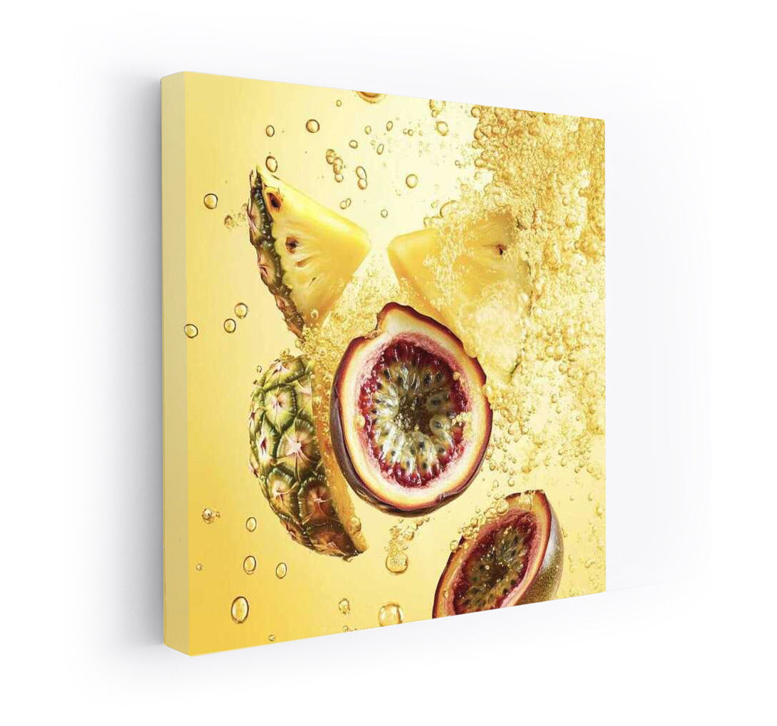 Tropical Fruit Dance in Bubbles