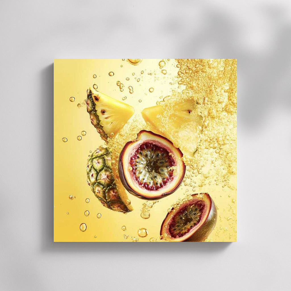 Tropical Fruit Dance in Bubbles