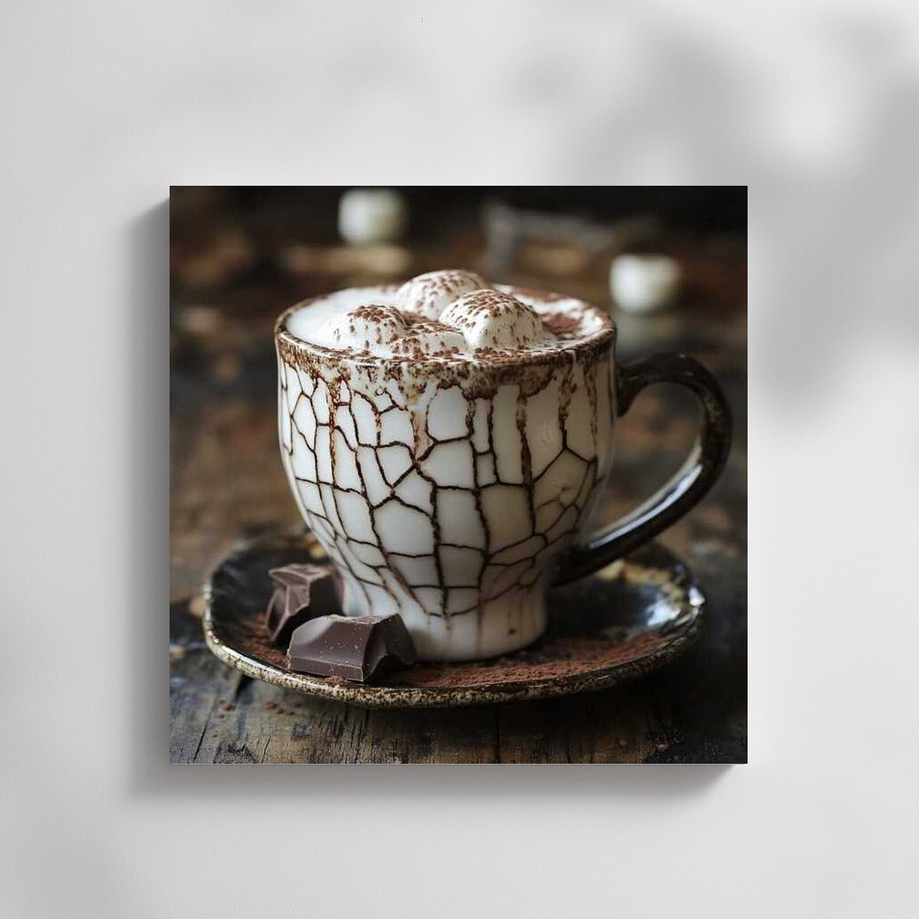 Hot Chocolate with Fluffy Marshmallow: A Cozy Drink for the Soul