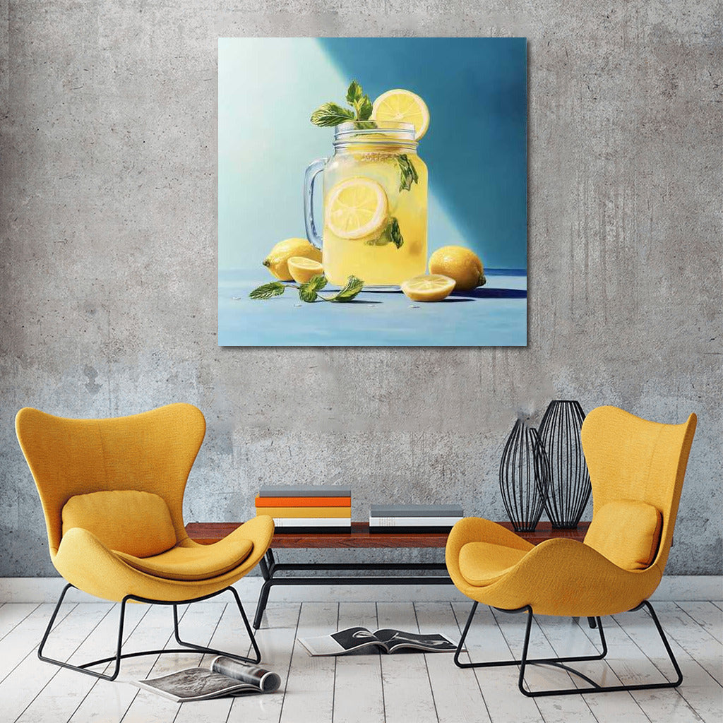Summer Lemonade: Fresh Lemon and Mint