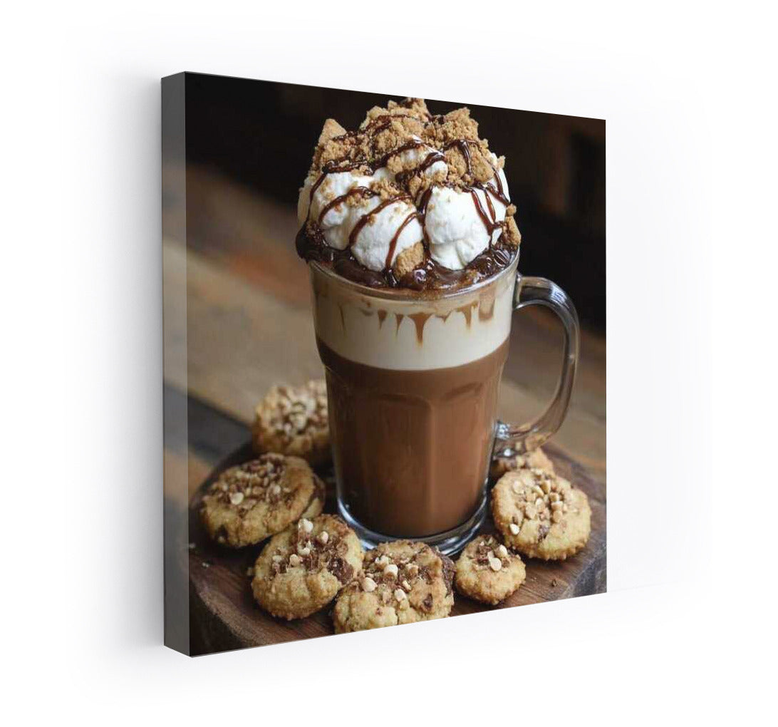 Sweet Comfort: Latte and Cookies