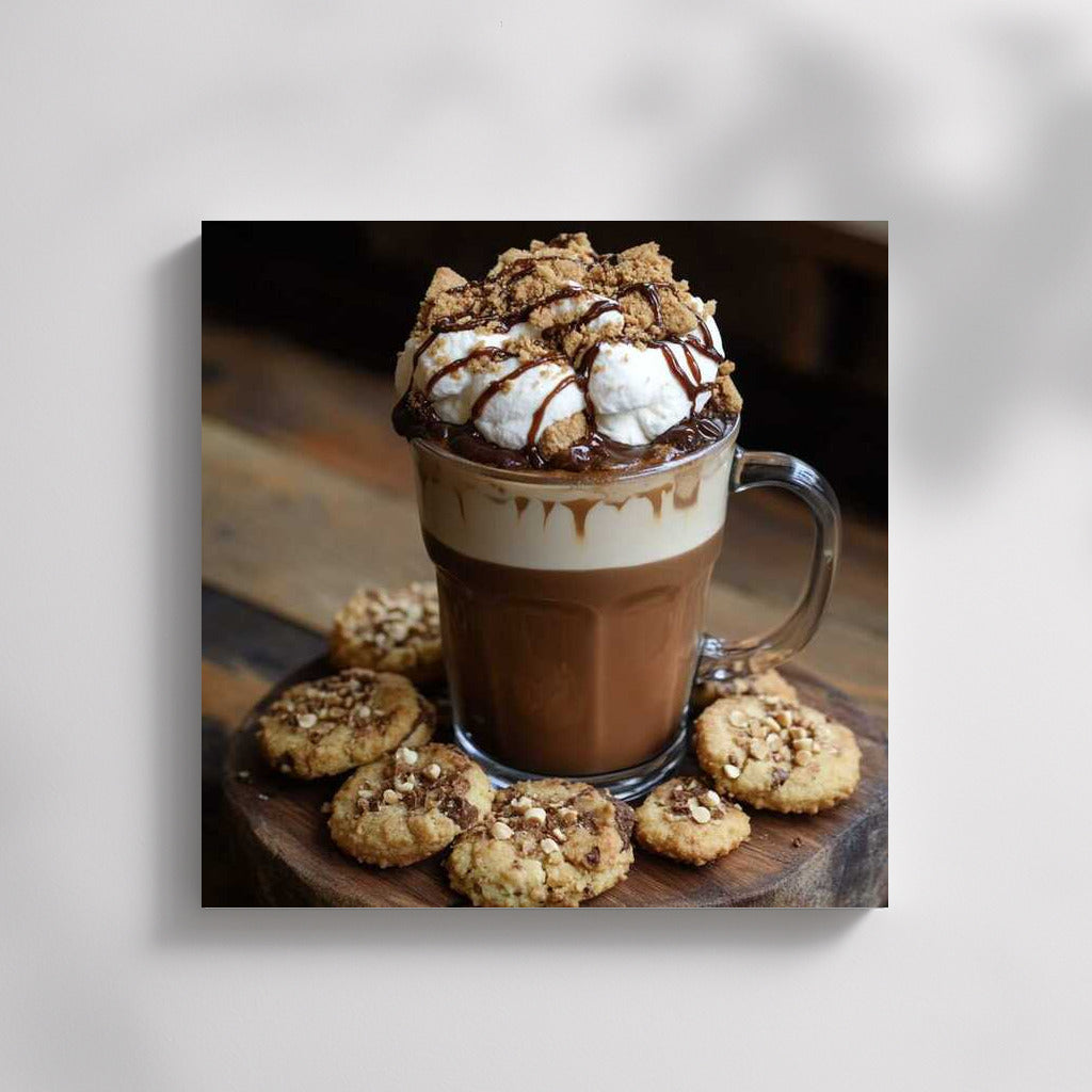 Sweet Comfort: Latte and Cookies