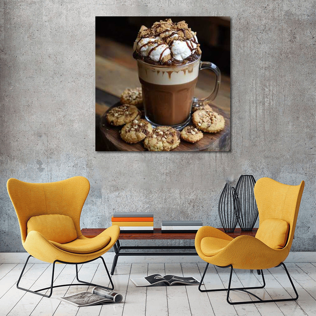 Sweet Comfort: Latte and Cookies