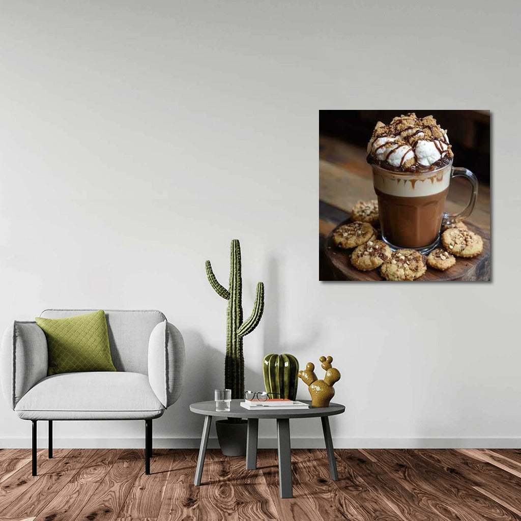 Sweet Comfort: Latte and Cookies