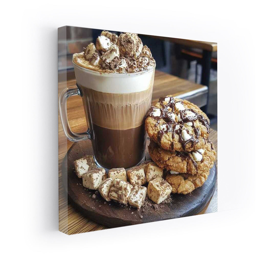 Morning Latte with Cookies: A Sweet Start to the Day