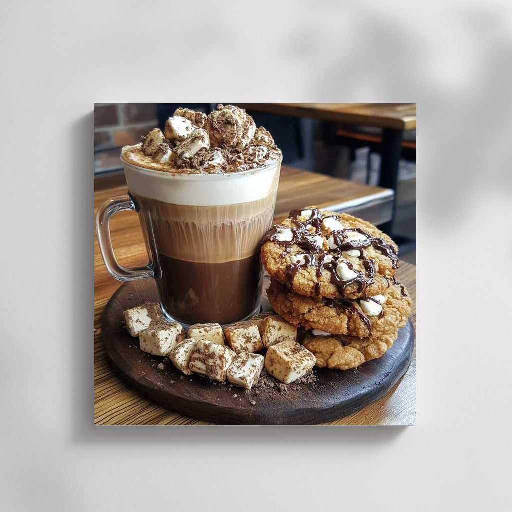 Morning Latte with Cookies: A Sweet Start to the Day