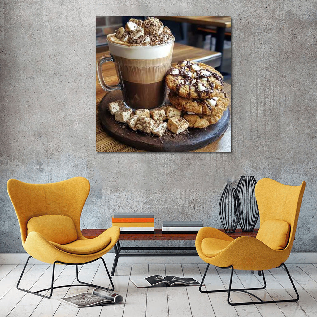 Morning Latte with Cookies: A Sweet Start to the Day