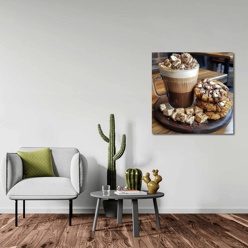 Morning Latte with Cookies: A Sweet Start to the Day