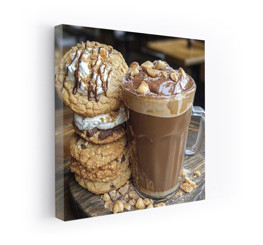 Sweet Harmony: Latte and Cookies