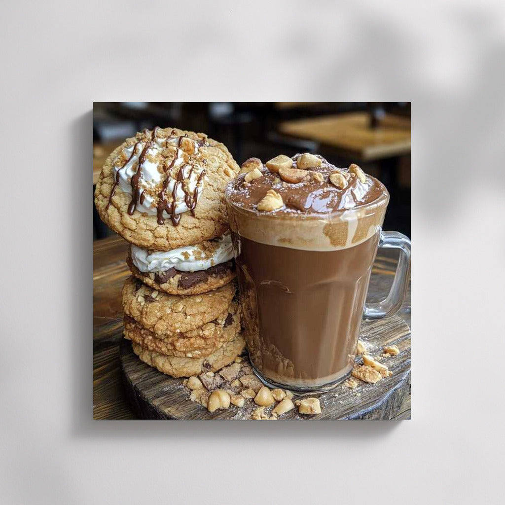 Sweet Harmony: Latte and Cookies