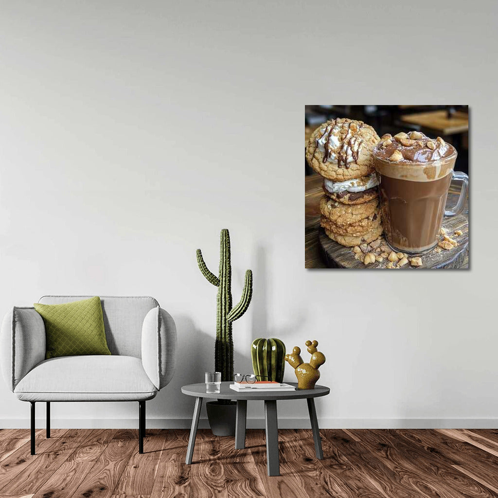 Sweet Harmony: Latte and Cookies