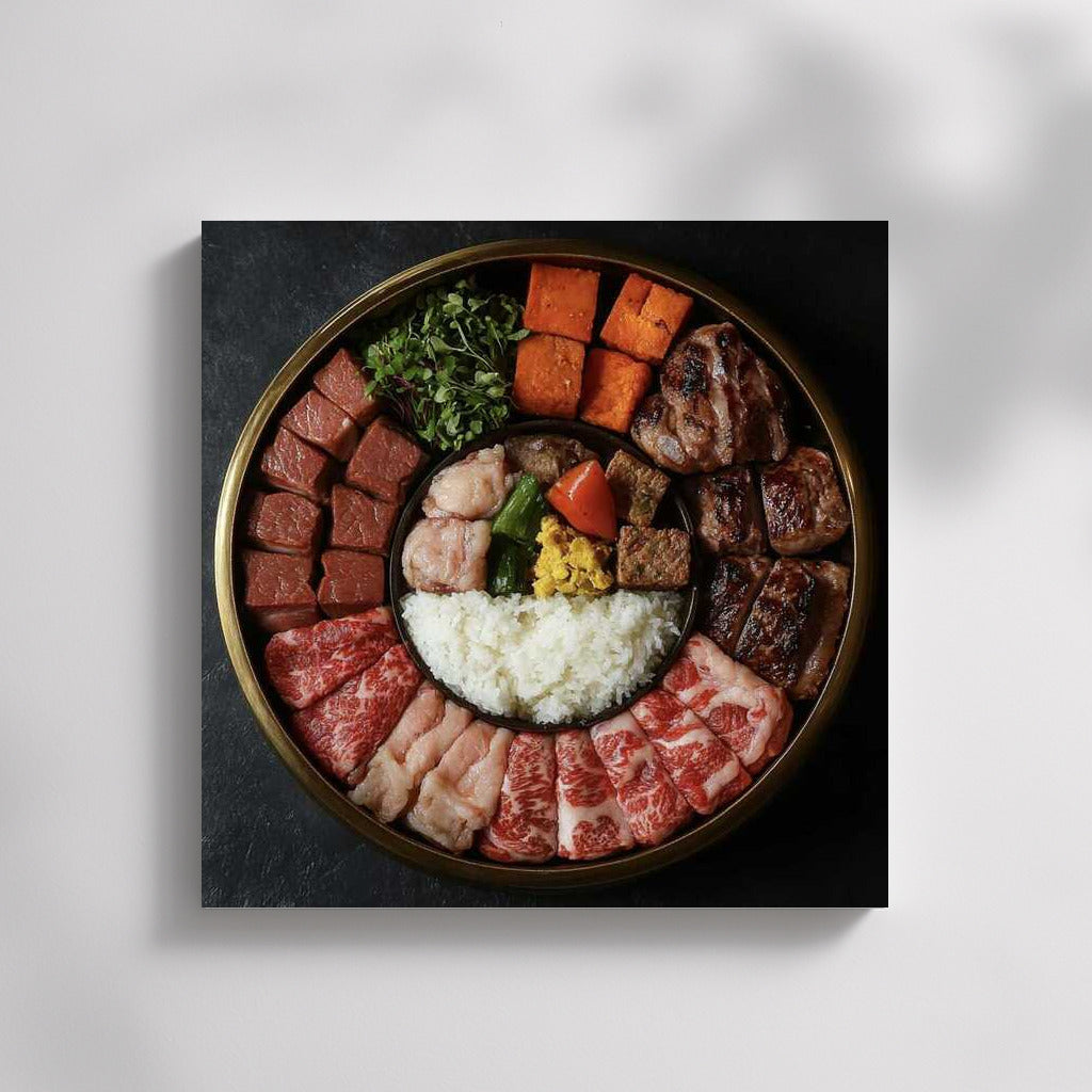 Meat Festival: A Mouthwatering Wall Treat for the Kitchen