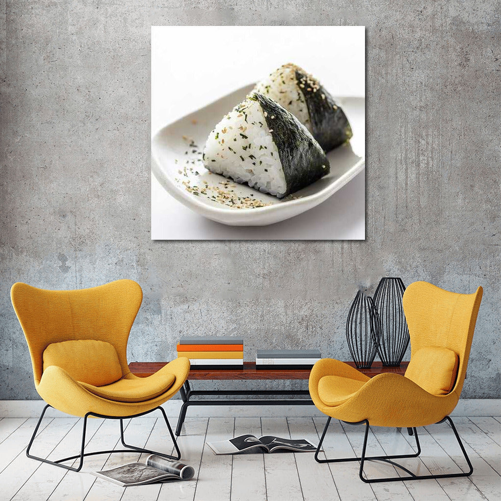 Japanese Onigiri: A Taste of the East on Your Wall
