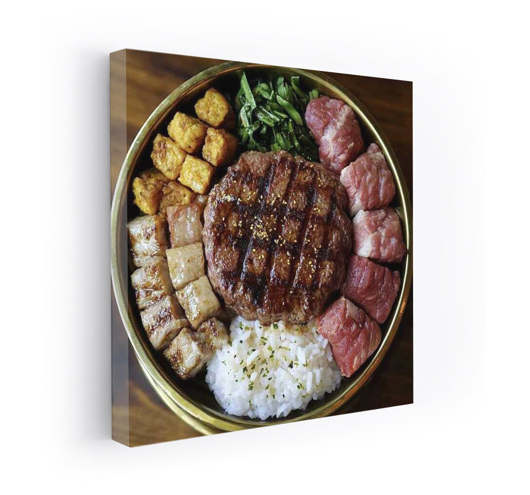 Gourmet Mix: Meat and Rice for Inspiration