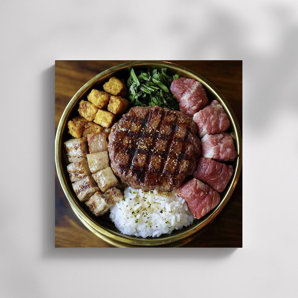 Gourmet Mix: Meat and Rice for Inspiration