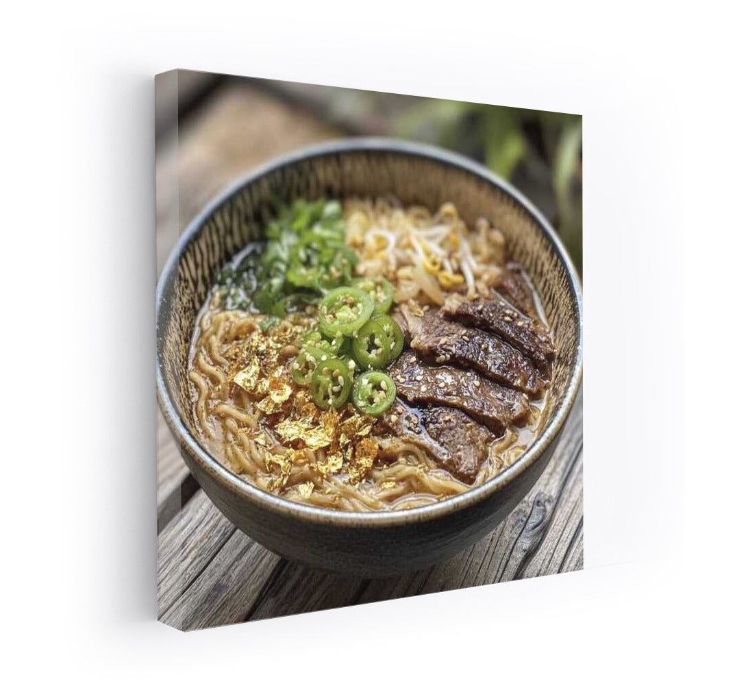 Golden Ramen: Gourmet Fantasy for Interior