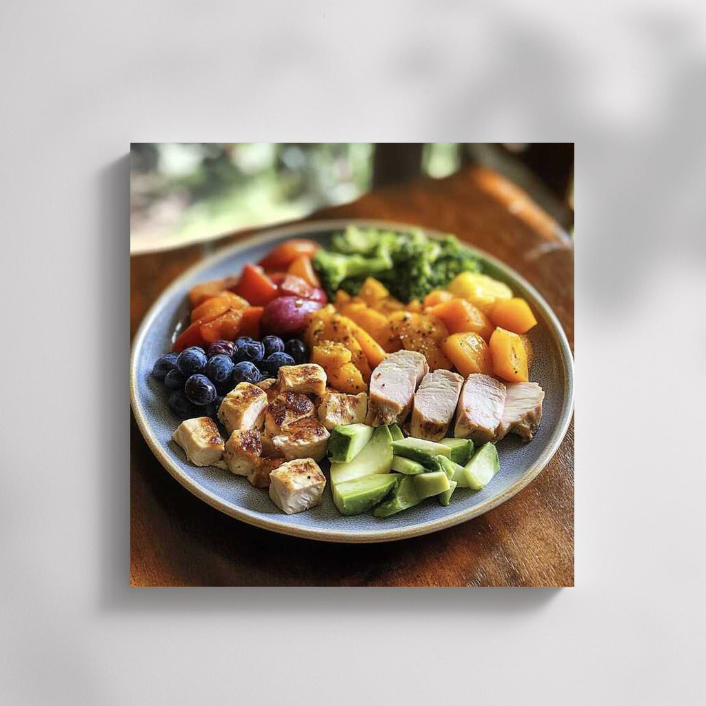 Rich in Flavor: Vegetable Fireworks with Avocado and Berries