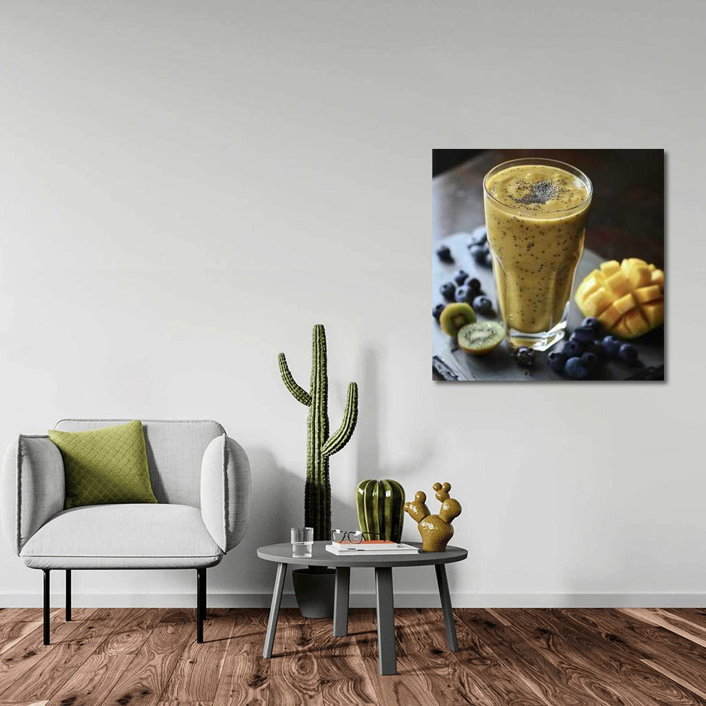 Mango Smoothie with Berries: Vitamin Explosion for the Interior