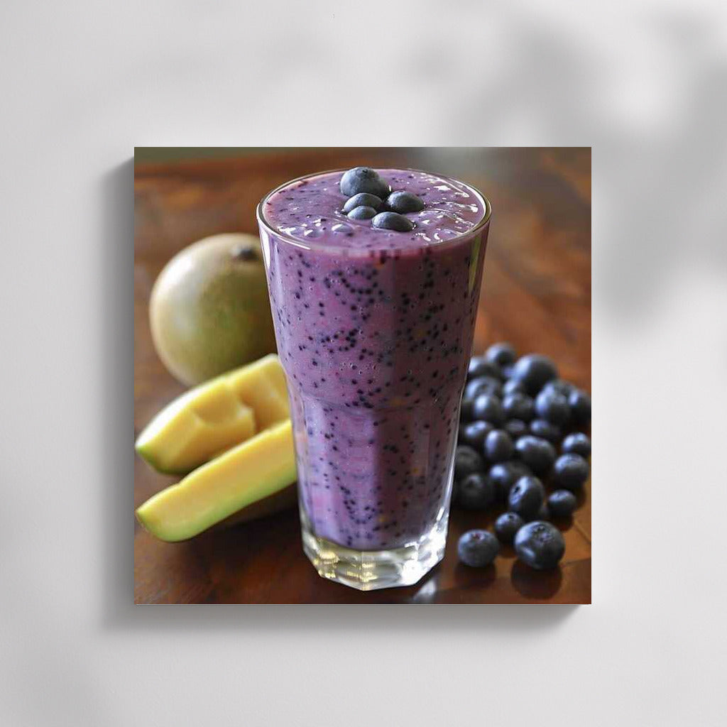 Energy Smoothie: Blueberry & Mango