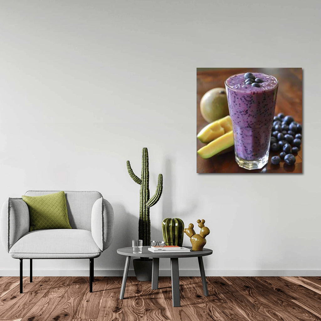 Energy Smoothie: Blueberry & Mango