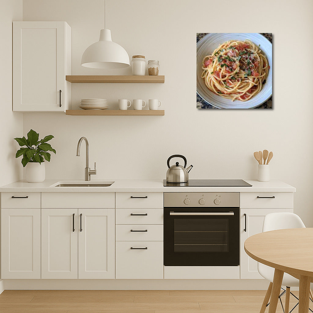 Spaghetti Fantasy: Gastronomic Masterpiece with Tomatoes and Basil