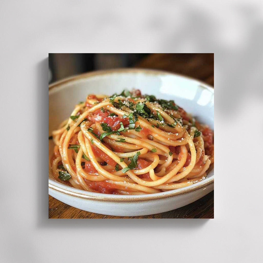 Spaghetti in Tomato Sauce: A Bright Accent for Your Interior