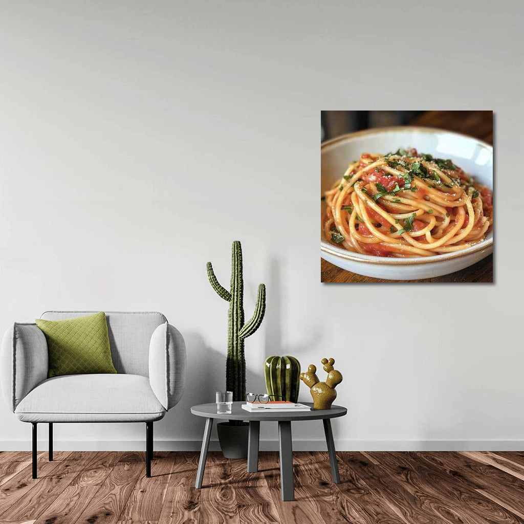 Spaghetti in Tomato Sauce: A Bright Accent for Your Interior