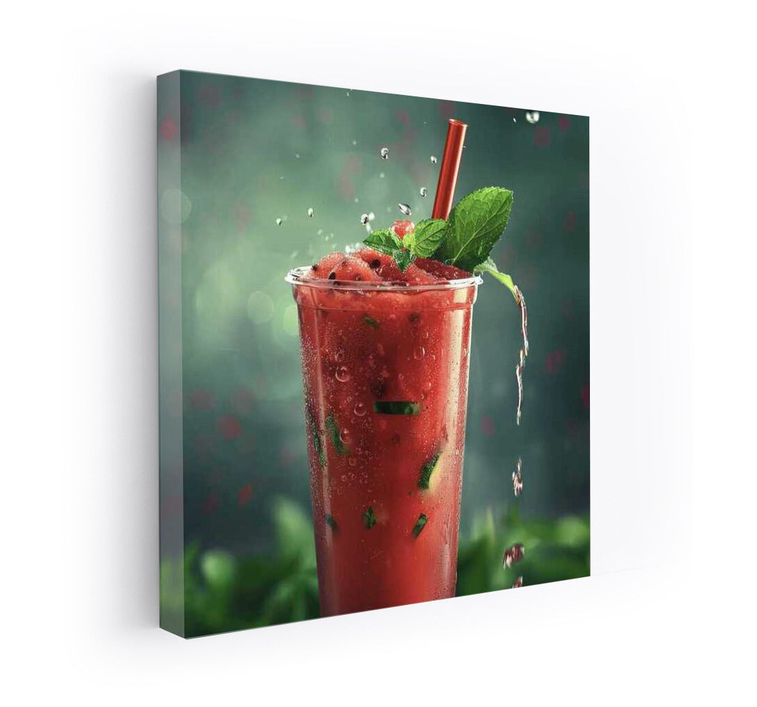 Summer Explosion: Watermelon Fresh on Canvas