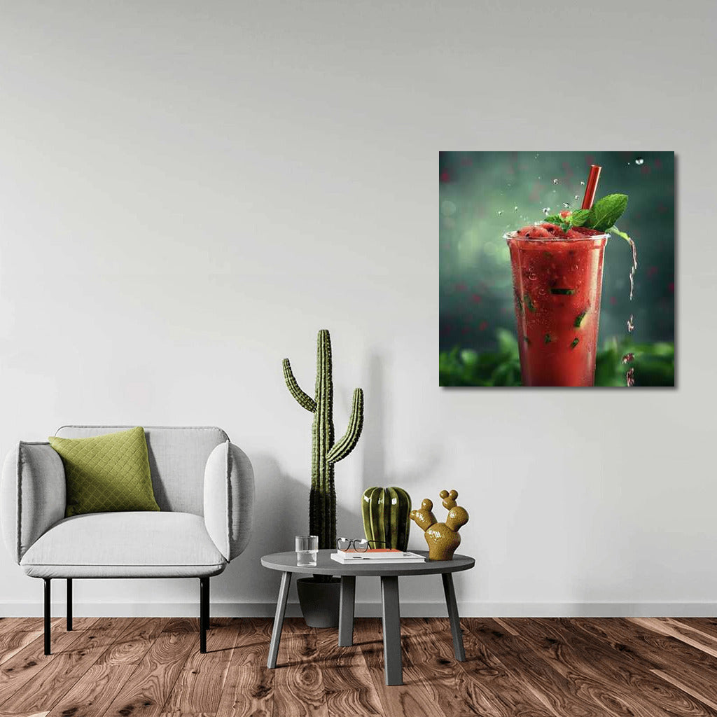 Summer Explosion: Watermelon Fresh on Canvas
