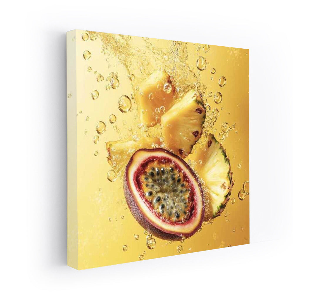 Tropical Explosion: Pineapple and Passion Fruit in Colours and Flavours