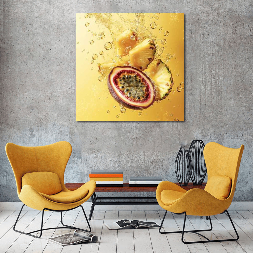 Tropical Explosion: Pineapple and Passion Fruit in Colours and Flavours