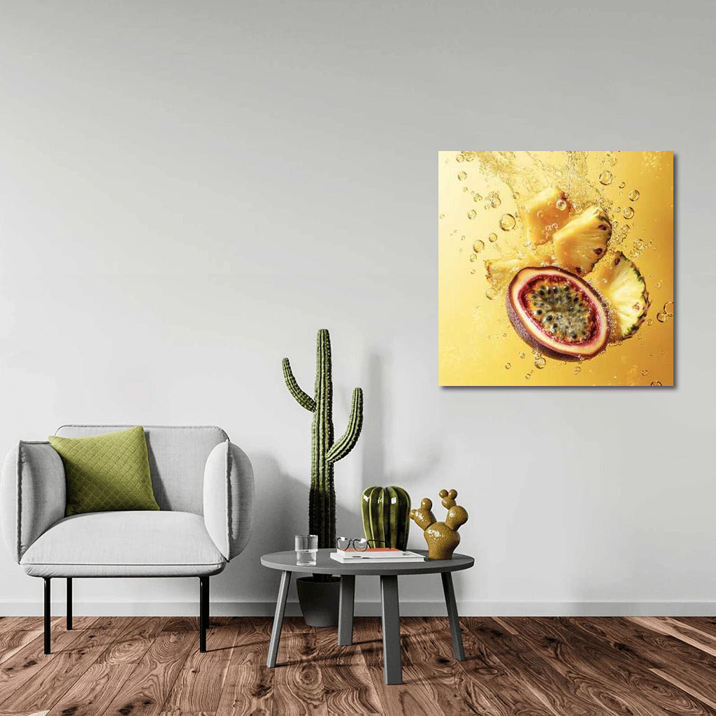 Tropical Explosion: Pineapple and Passion Fruit in Colours and Flavours