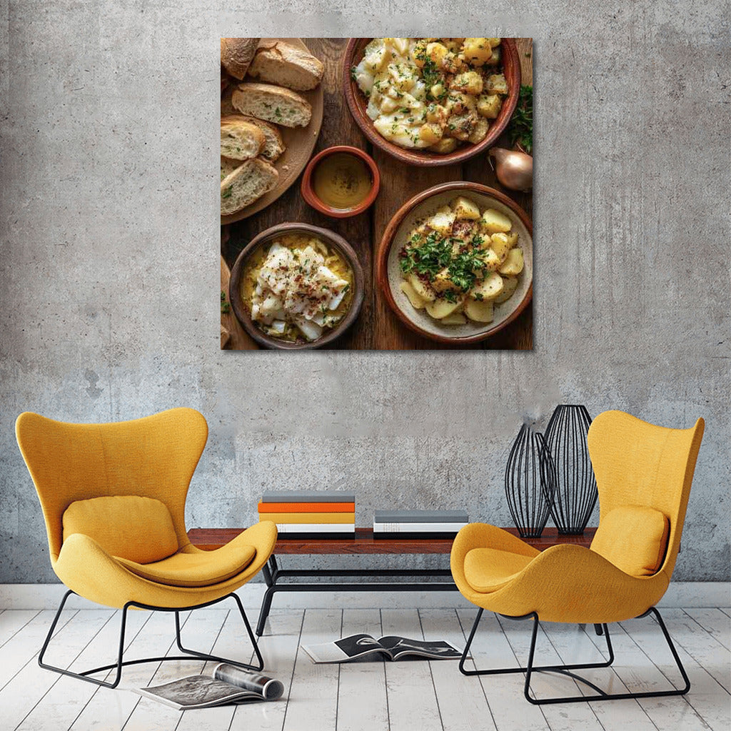 Bright Potato Buffet: Delicious Photography for Interior