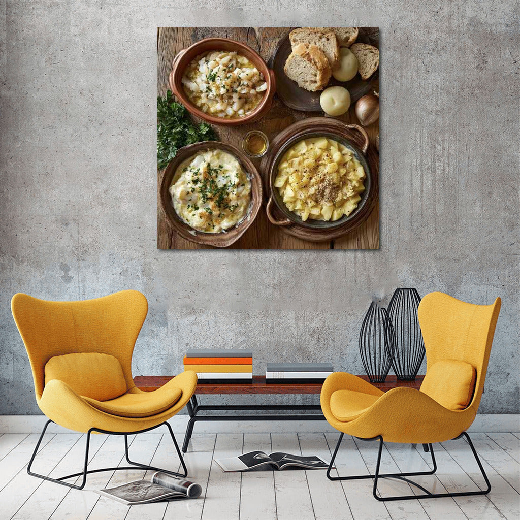 Glowing Country Gastronomy: Vibrant Food Photography