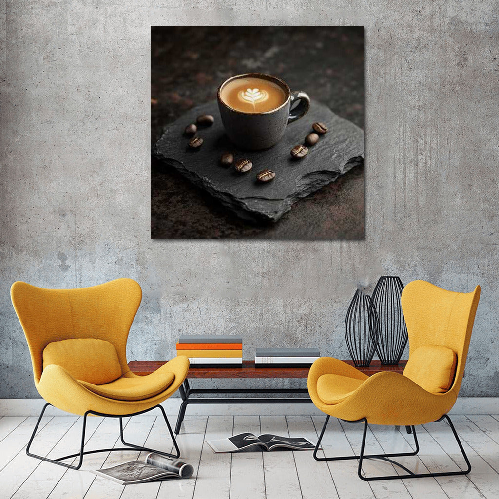 Elegant Espresso: Comfort and Aroma of Coffee Beans