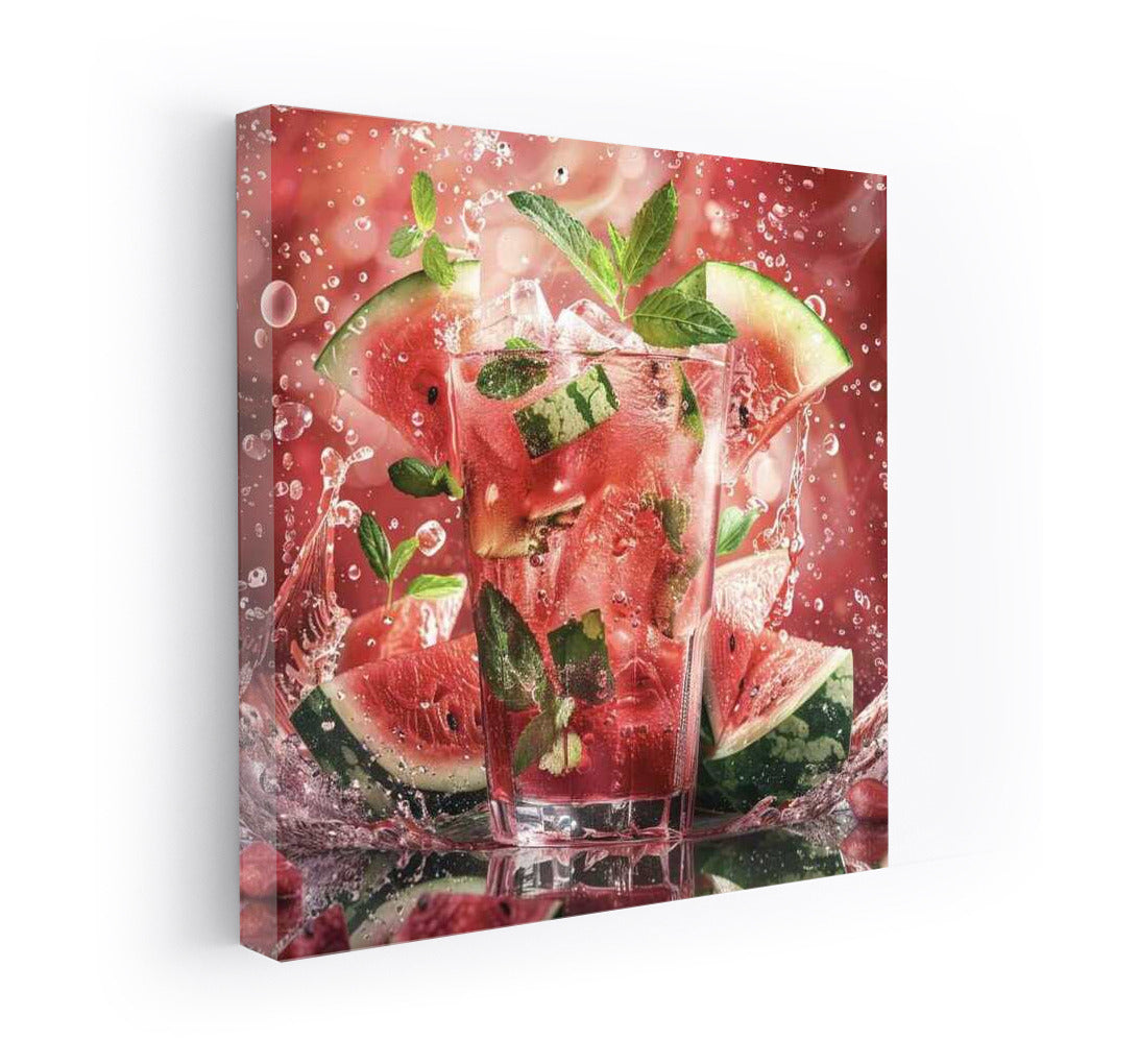 Summer Blast: Juicy Watermelons and Refreshing Juice