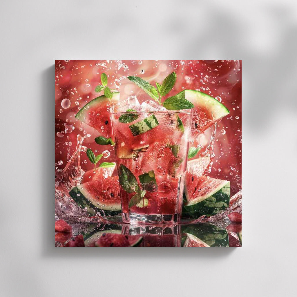 Summer Blast: Juicy Watermelons and Refreshing Juice