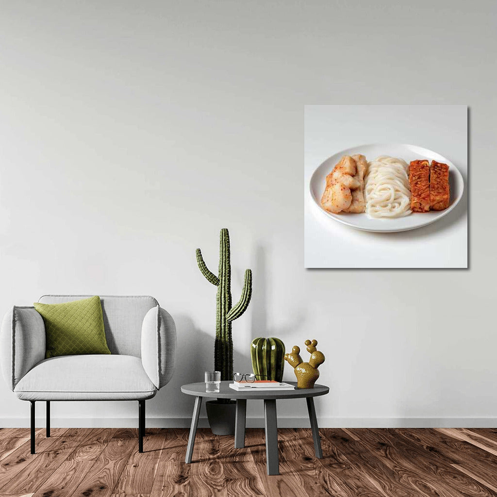 Harmony of Flavors: Kimchi, Noodles and Tempeh