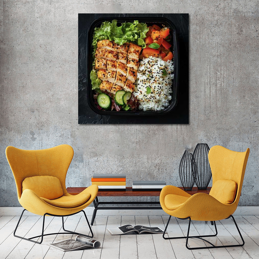 Gastronomic Symphony: Rice with Chicken Fillet and Vegetables