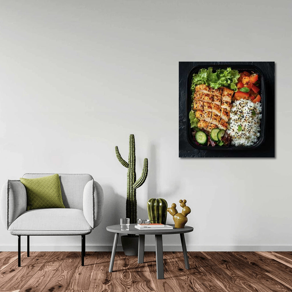 Gastronomic Symphony: Rice with Chicken Fillet and Vegetables