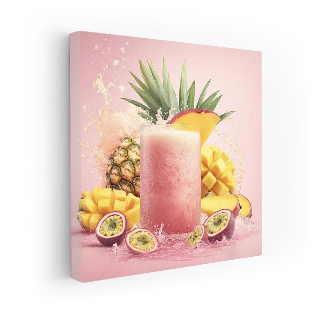 Tropical Pineapple-Mango Paradise: Fresh Fruit Dessert