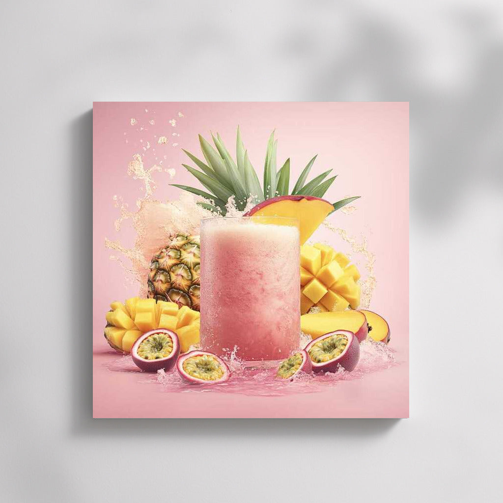 Tropical Pineapple-Mango Paradise: Fresh Fruit Dessert