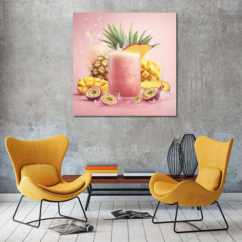 Tropical Pineapple-Mango Paradise: Fresh Fruit Dessert