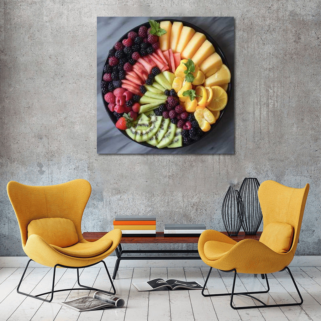 Fruity Extravaganza: Freshness and Brightness on Your Wall