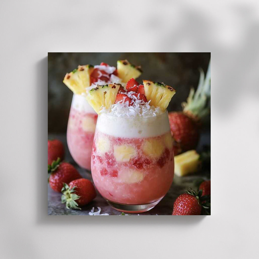Berry Cocktail Freshness: Wall Dessert for Gourmets