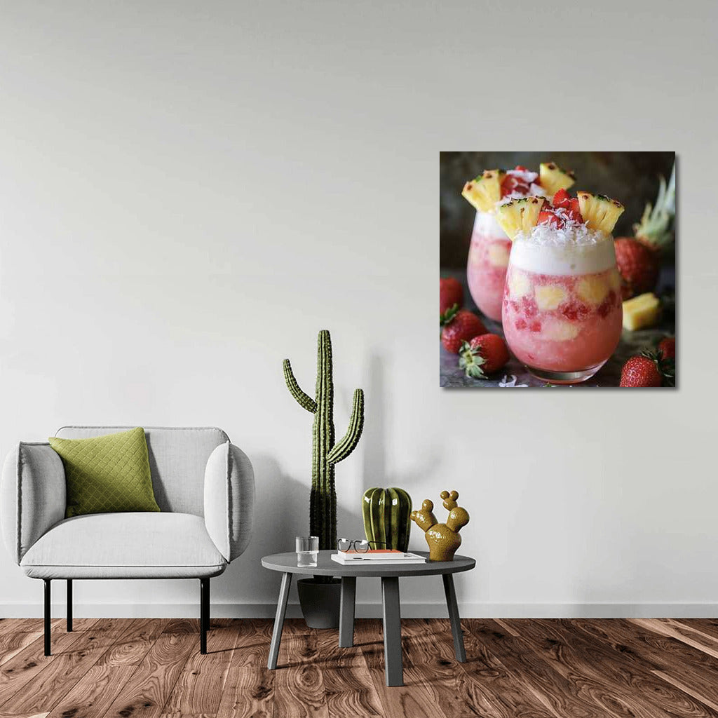 Berry Cocktail Freshness: Wall Dessert for Gourmets