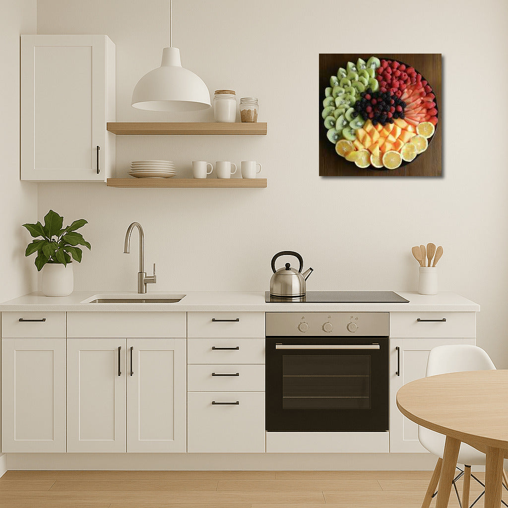Juicy Fruit Extravaganza: Kiwi, Raspberry and Melon Assortment