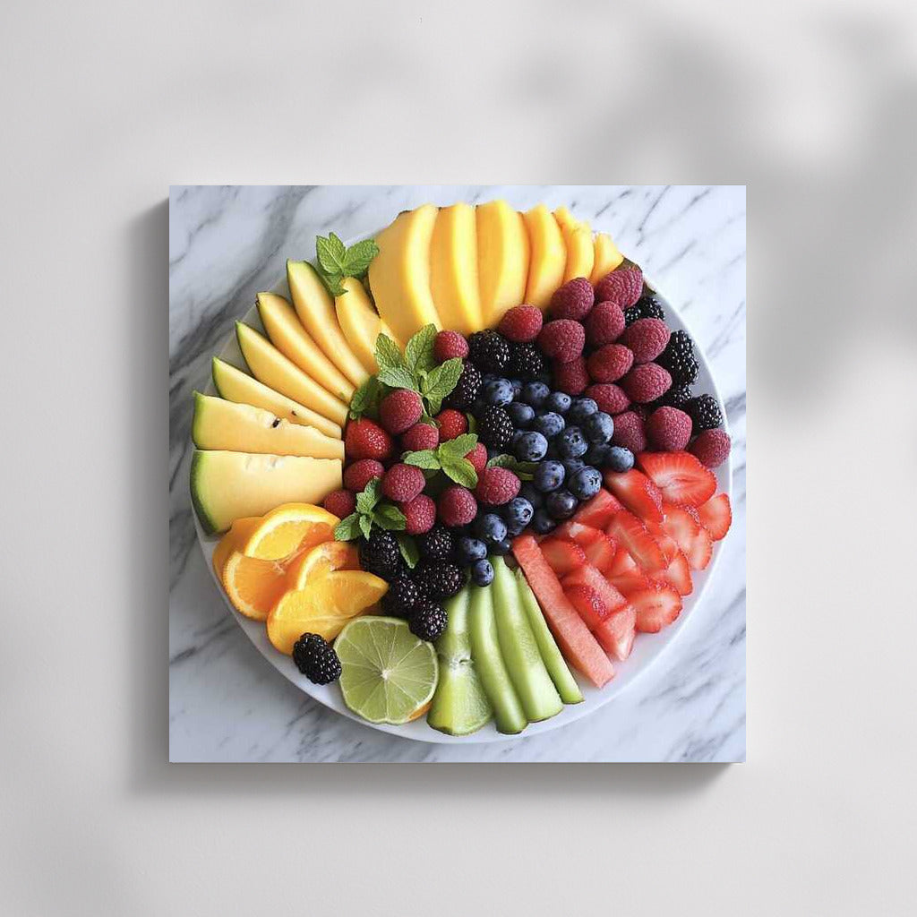 Juicy Still Life: Assorted Fresh Fruits